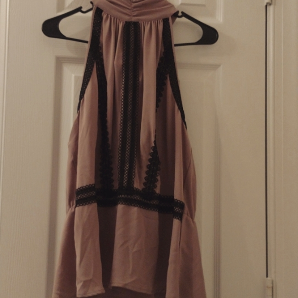 7th Avenue Design Studio New York & Company Blouse, XL, Sunset
